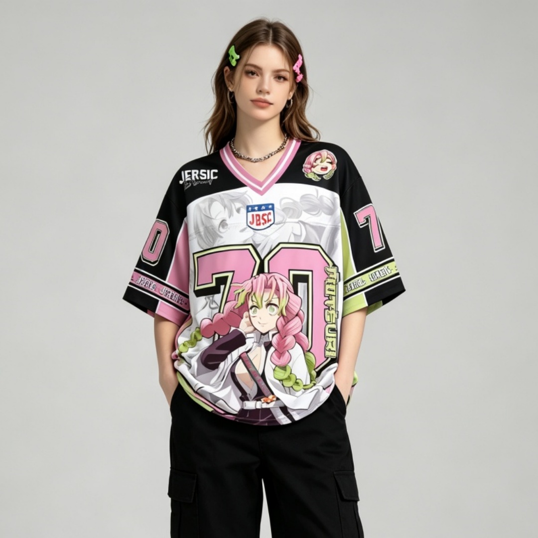 Anime Merchandise Demon Slayer - Demon Slayer Anime Character Print Summer