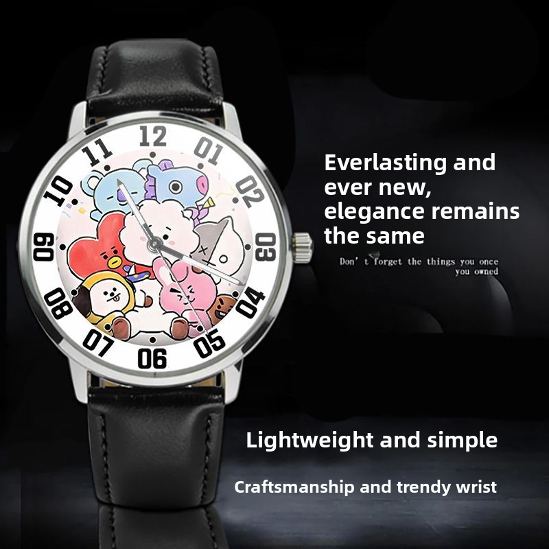 BT21 cartoon cute student watc - đánh giá và giá Anime Merchandise Types