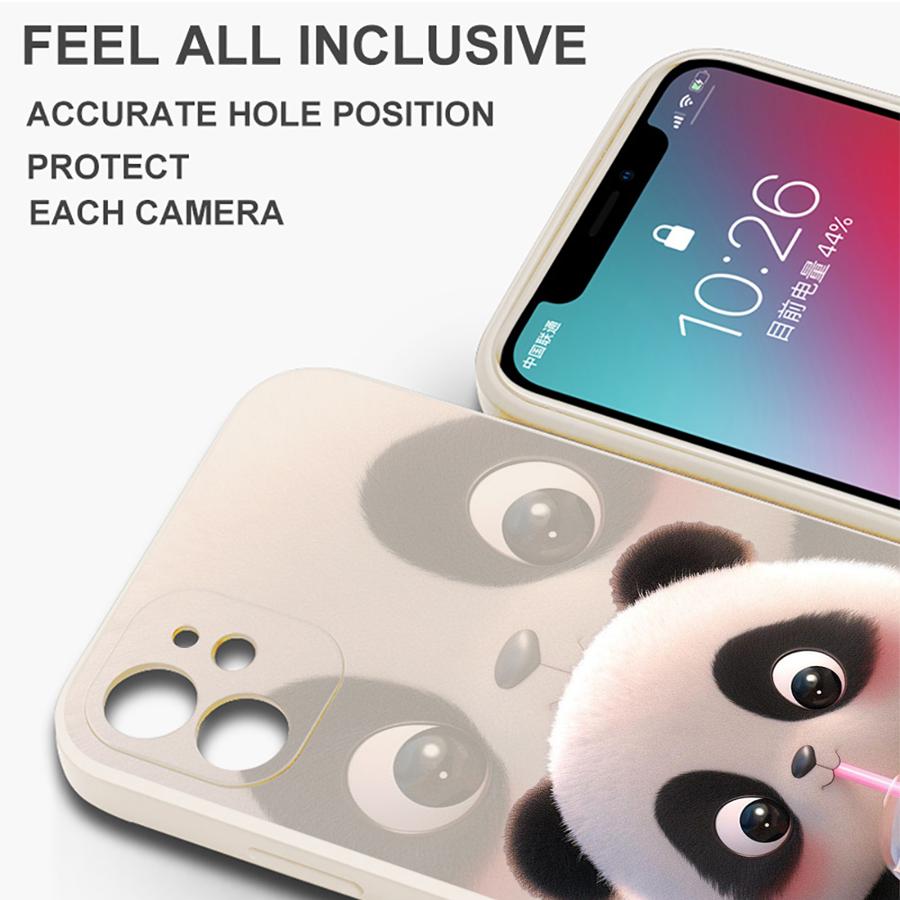 Cute Panda Phone Case for iPho - đánh giá và giá Lanyard Anime Logo