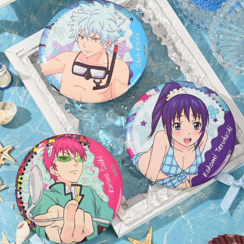 Saiki Kusuo Cute Anime Merch R - đánh giá và giá Pin Button Badge