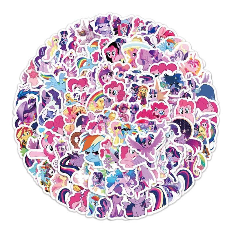 100pcs Cartoon My Little Ponys - đánh giá và giá Anime Merchandise Usa