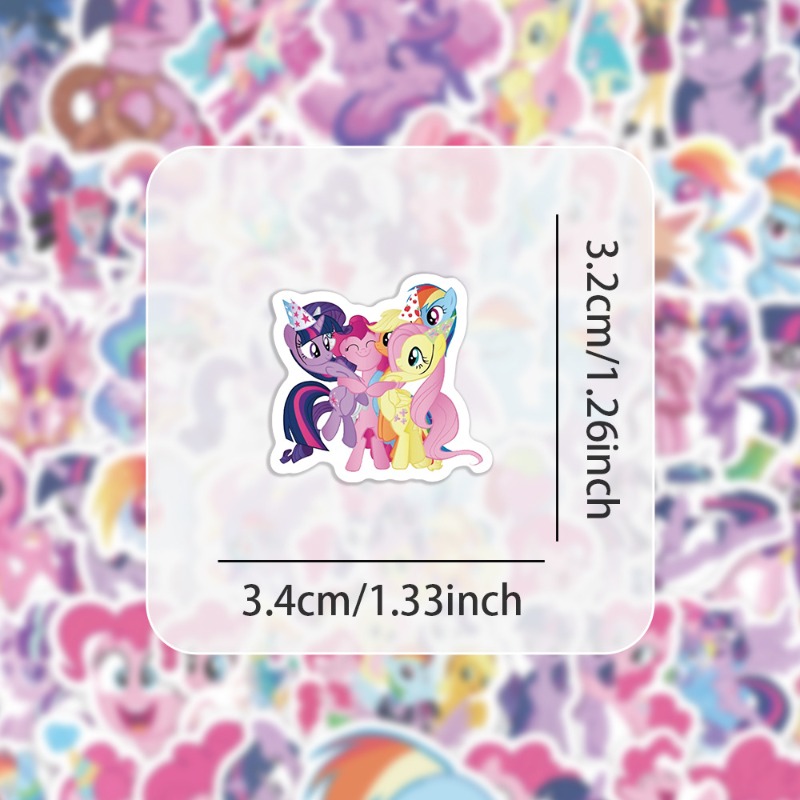 100pcs Cartoon My Little Ponys - đánh giá và giá Anime Merchandise Usa
