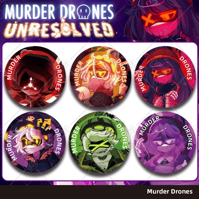 Murder Drones Cute Cartoon Ani - đánh giá và giá Pin Button Badge