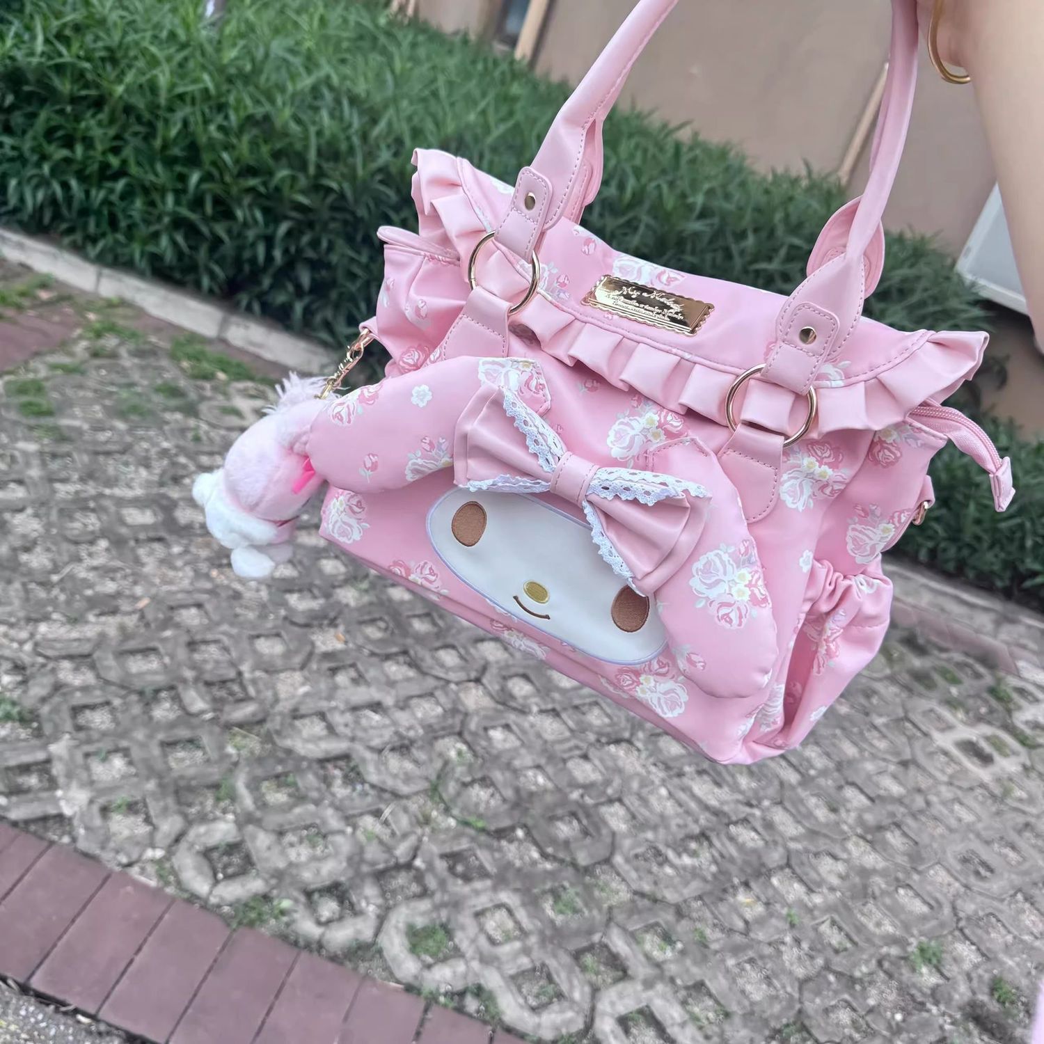 My Melody Cartoon Cute Shoulde - đánh giá và giá Anime Tote Bag