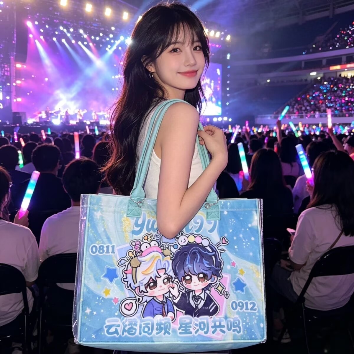 Yunyi Xinghe Man Modified Tote - đánh giá và giá Anime Tote Bag