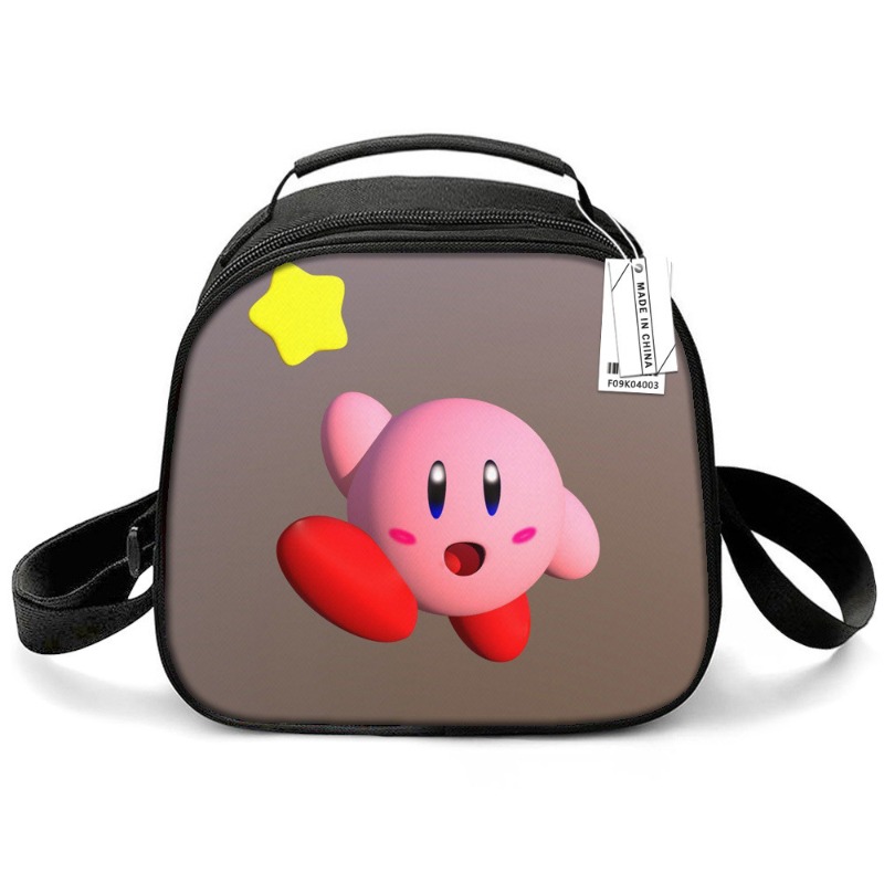 Kirby Game Cute Cartoon Print  - đánh giá và giá Anime Tote Bag