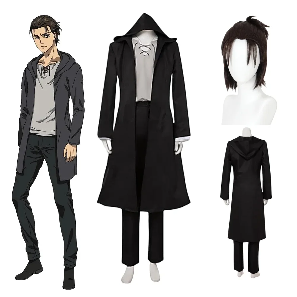 2026Eren Jaeger Cosplay Costum - đánh giá và giá Anime Merchandise Clothes