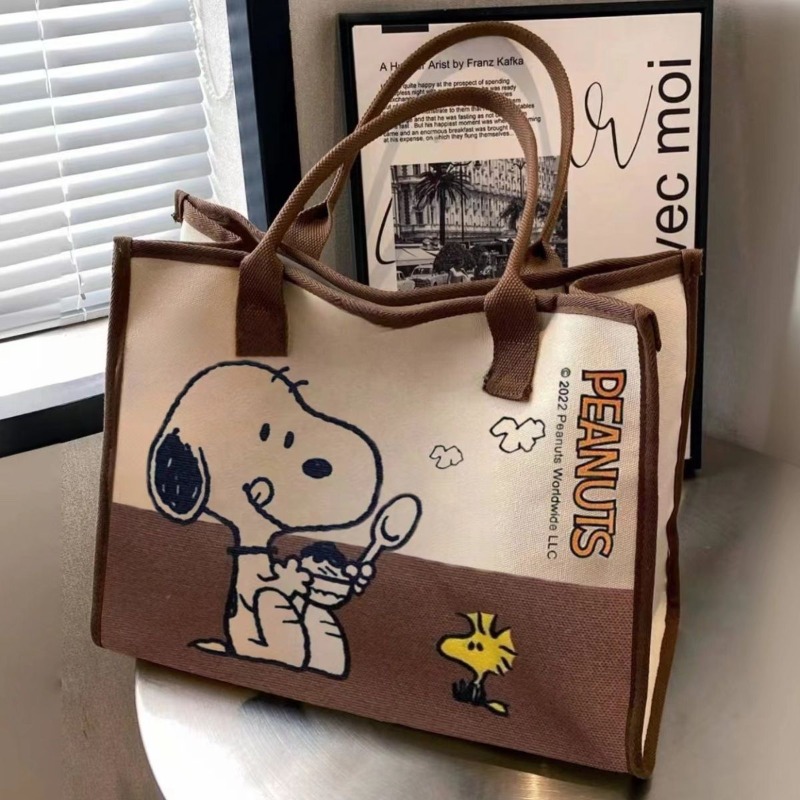 Snoopy Woodstock Cartoon Large - đánh giá và giá Anime Tote Bag