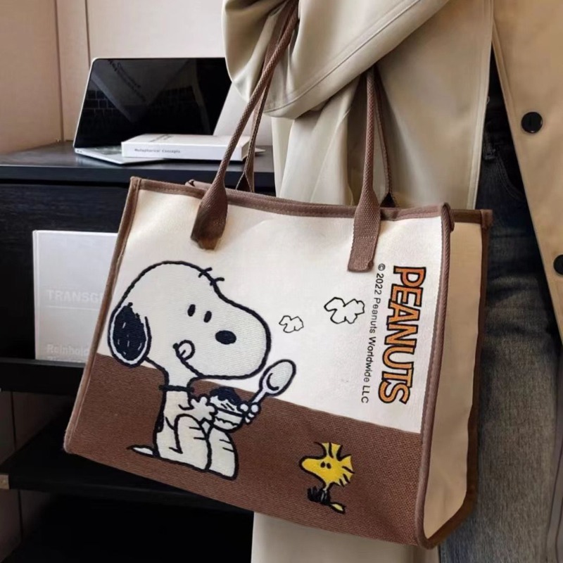 Snoopy Woodstock Cartoon Large - đánh giá và giá Anime Tote Bag