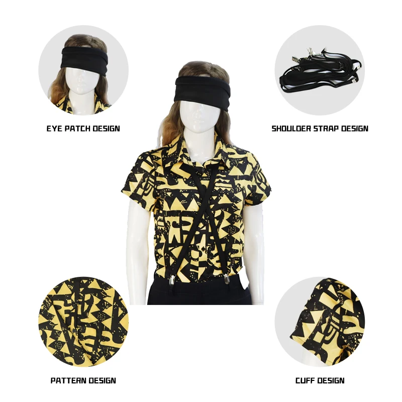 Eleven Yellow Shirt Belts Cosp - đánh giá và giá Anime Merchandise Clothes
