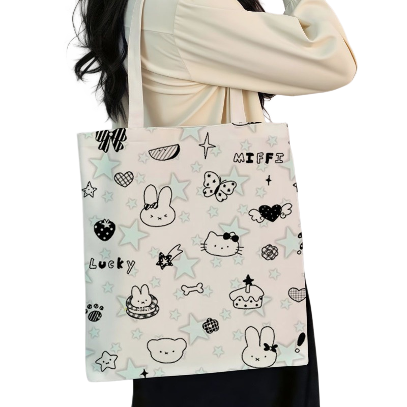 Sweet Miffy Bunny Cute Creativ - đánh giá và giá Anime Tote Bag