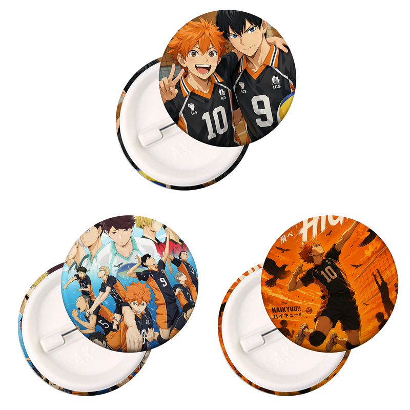Haikyuu Anime Badge Cartoon Fi - đánh giá và giá Pin Button Badge