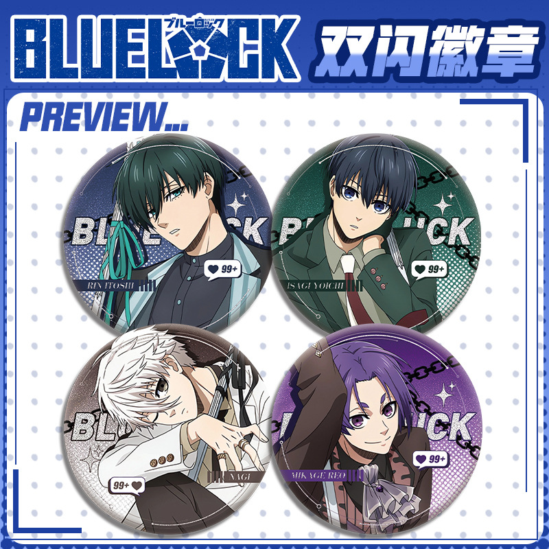 Blue Lock Anime Manga Cosplay  - đánh giá và giá Pin Button Badge