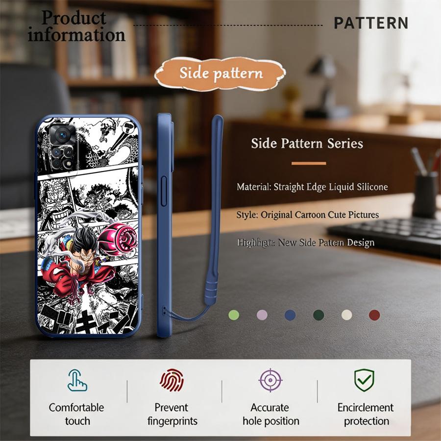 One-Piece Luffy Phone Cover Ca - đánh giá và giá Lanyard Anime Logo