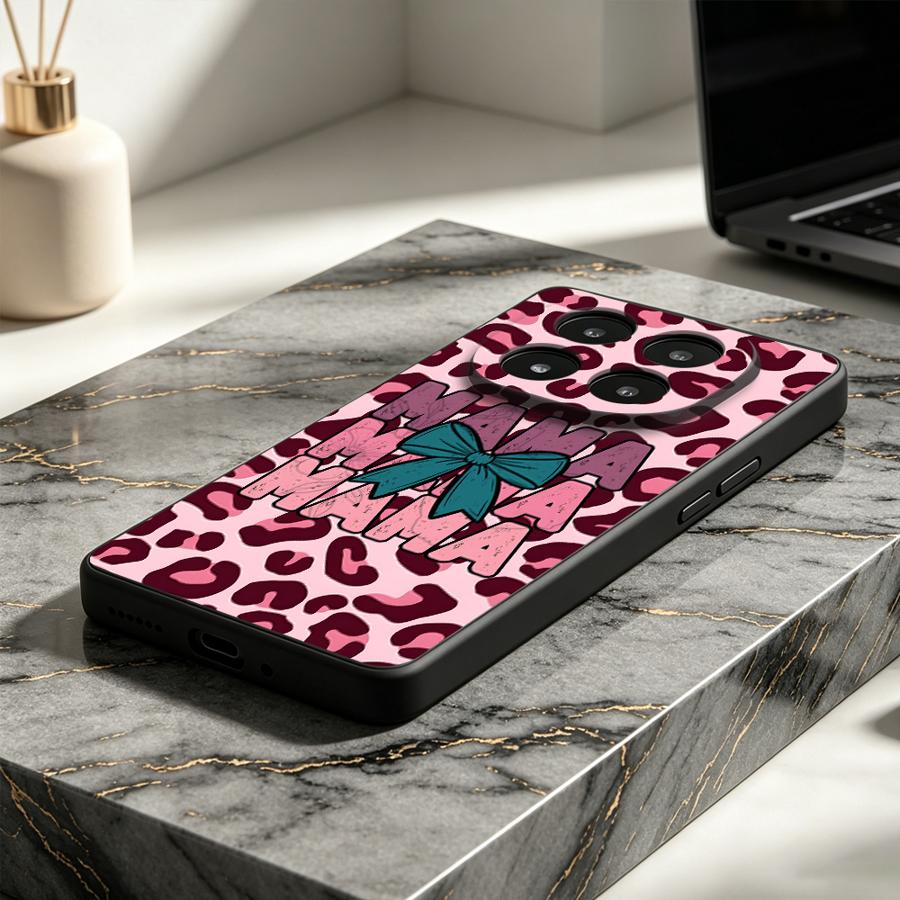 Pink Leopard Print Mom Phone C - đánh giá và giá Lanyard Anime Logo